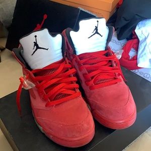 Jordan 5 “red suede”
